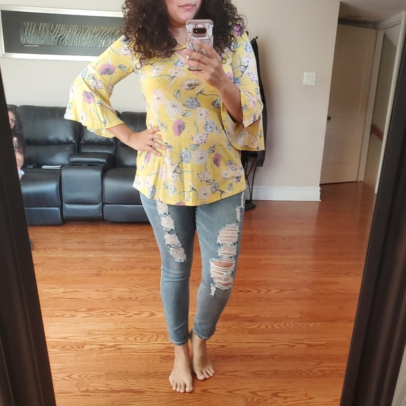 Distress High Waist Skinny Jeans - Picture 4 of 7